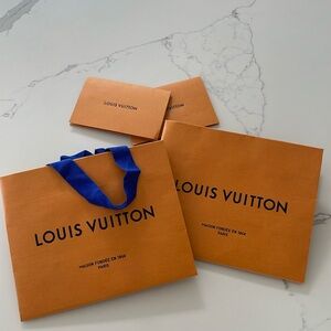 Louis Vuitton shopping bags